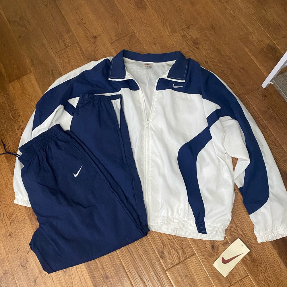 New vintage 90s Nike windbreaker outfit set men’s